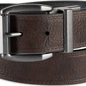 New Levi's Men's Putnam Reversible Belt,Black/Brown,54/56